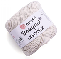 Нитки пряжа для в"язання бавовняна BOUQUET UNIKOLOR YarnArt Ярнарт Букет Униколор № 3205 - пісочний