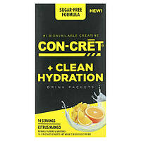 Чистый гидратирующий напиток Con-Cret Clean Hydration Drink Packets, Sugar-Free 14 Packets, (4.83 g) (Citrus