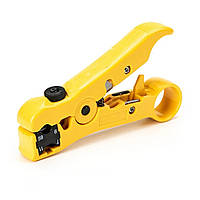 Інструмент для зачистки коаксіального кабелю RG 59 6 7 11 UTP STP LAN, кабельний стрипер + подвійні леза