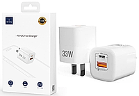 Зарядное устройство Wiwu 33W PD + Quick Charge White (Wi-U008)