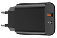 Зарядное устройство Wiwu 20W PD + Quick Charge Black (Wi-U002)