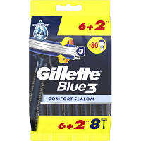 Бритва Gillette Blue 3 Comfort Slalom 8 шт. (8006540808764) m