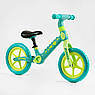 Дитячий біговел велобіг на нейлоновій рамі 12 дюймів Corso CS-12530 EVA колеса Зелений, фото 5