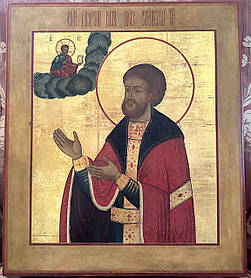 Ікона святого князя Олега кінець 19 століття