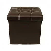 Тор! Тумба-пуф раскладной 38*38*38см WW01367 brown