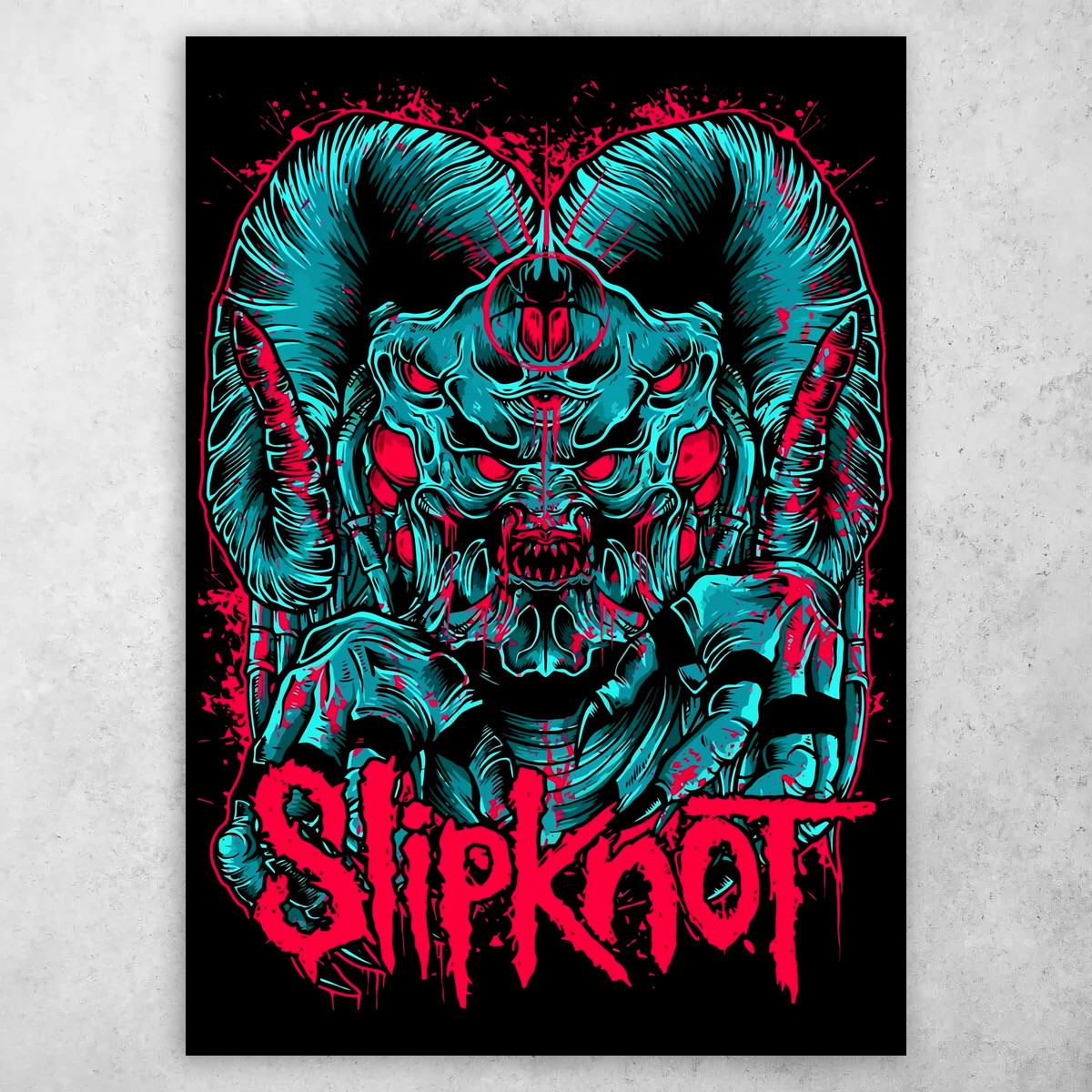 Рок плакат постер "Slipknot / Сліпкнот" №23