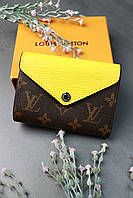 Гаманець Louis Vuitton конверт жовтий LUX якість у фірмовій коробці Є