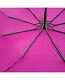Парасолька напівавтомат жіноча Toprain 593 "Words" на 9 спиць Бузковий, фото 6