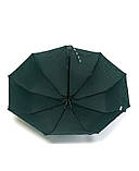 Парасолька напівавтомат жіноча Toprain 593 "Words" на 9 спиць Темно-зелений, фото 4
