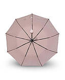 Парасолька напівавтомат жіноча Toprain 593 "Words" на 9 спиць Фрезовий, фото 3