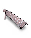 Парасолька напівавтомат жіноча Toprain 593 "Words" на 9 спиць Фрезовий, фото 4