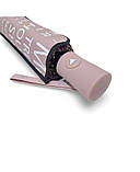 Парасолька напівавтомат жіноча Toprain 593 "Words" на 9 спиць Фрезовий, фото 5