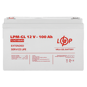 У/Ц Акумулятор гелевий LPM-GL 12V - 100 Ah