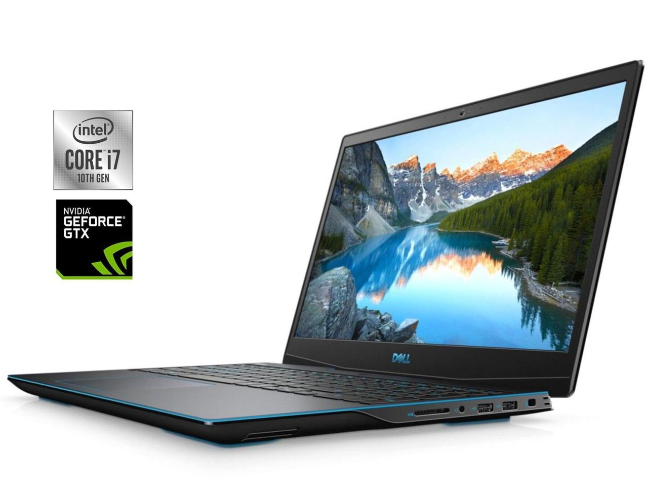 Ігровий ноутбук Dell G3 15 3500/ 15.6" 1920x1080/ i7-10750H/ 32GB RAM/ 512GB SSD+1000GB HDD/ GTX 1650 Ti 4GB