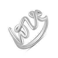 Серебряное кольцо OgoSilver с без камней, вес изделия 3,26 гр (2094678) 18 размер