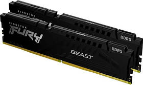 Пам'ять ПК Kingston DDR5 16GB KIT (8GBx2) 5200 FURY Beast Baumar - Завжди Вчасно