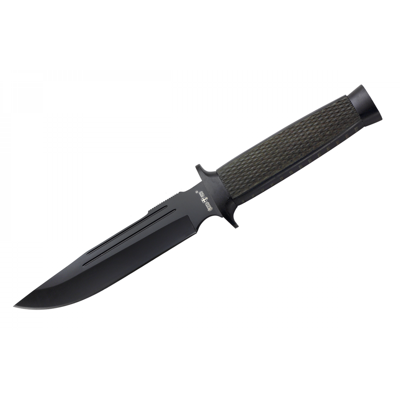 Ніж нескладний Grand Way 2498 (black oxide, чохол cordura) JGR