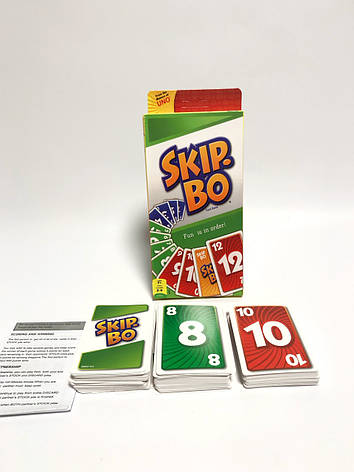 УЦІНКА! Настільна гра Skip Bo! (Гра карткова Card Games Skip-Bo, Скіп бо, Скип бо), фото 1