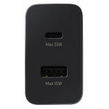 Зарядний пристрій Samsung 35W Wall Charger Duo Black (EP-TA220NBEGRU), фото 4