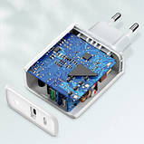 Зарядний пристрій Ugreen CD170 36W USB + Type-C Charger (White) (60468), фото 2