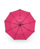 Парасолька Toprain 593 Words напівавтомат жіноча на 9 спиць (88924T-E) Малиновий, фото 3