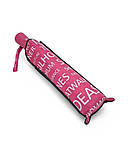 Парасолька Toprain 593 Words напівавтомат жіноча на 9 спиць (88924T-E) Малиновий, фото 4