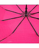 Парасолька Toprain 593 Words напівавтомат жіноча на 9 спиць (88924T-E) Малиновий, фото 6