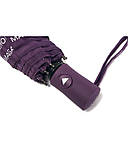 Парасолька Toprain 593 Words напівавтомат жіноча на 9 спиць (88924V-E) Фіолетовий, фото 8