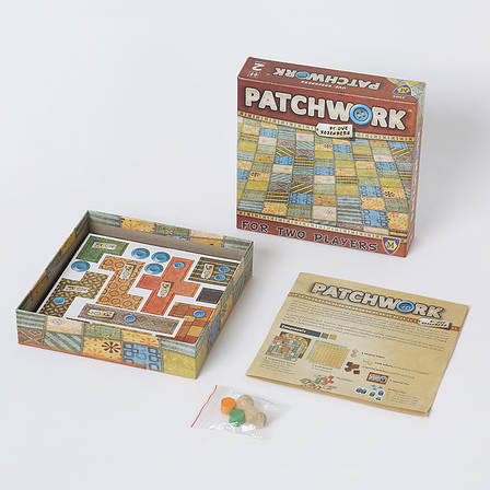 УЦІНКА! Настільна гра Печворк / Patchwork / Пэчворк + правила УКРАЇНСЬКОЮ, фото 1