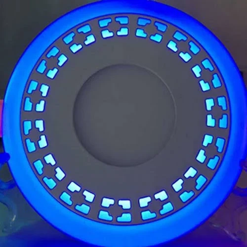Светодиодная панель Lemanso "Кубики" 18+6Ватт с синей подсветкой 1440Lm 4500K 175-265V / LM556 круг - фото 1 - id-p1944835413