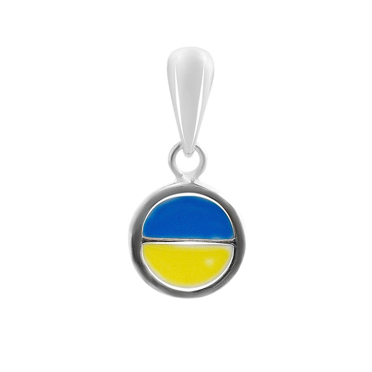 Срібна підвіска ortex з ємаллю (2153566), фото 1