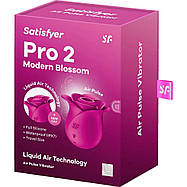 Вакуумний кліторальний стимулятор Satisfyer Pro 2 Modern Blossom, технологія Liquid Air, фото 2