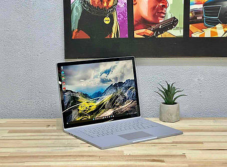 Б/в Ноутбук Microsoft Surface Book 2 15.0" 3240x2160 Touch| i7-8650U| 16GB RAM| 256GB SSD| GTX 1060 6GB, фото 1