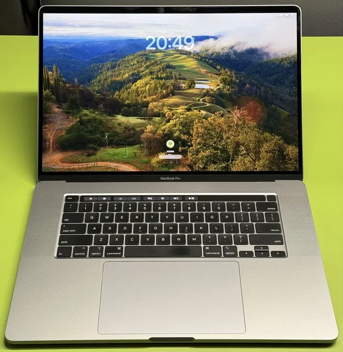 Б/в Ноутбук Apple MacBook Pro 16 2019 16" 3072x1920| Core i9-9980HK| 32 GB RAM| 512 GB SSD| Radeon Pro 5500M 8GB