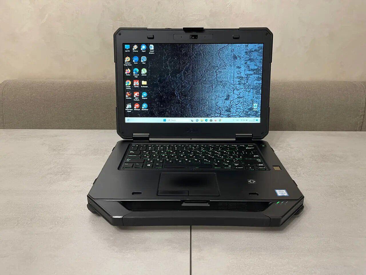 Б/в Захищений ноутбук Dell Latitude 5414 Rugged 14" 1920x1080 Touch| i5-6300U| 16GB RAM| 256GB SSD NEW| HD 520