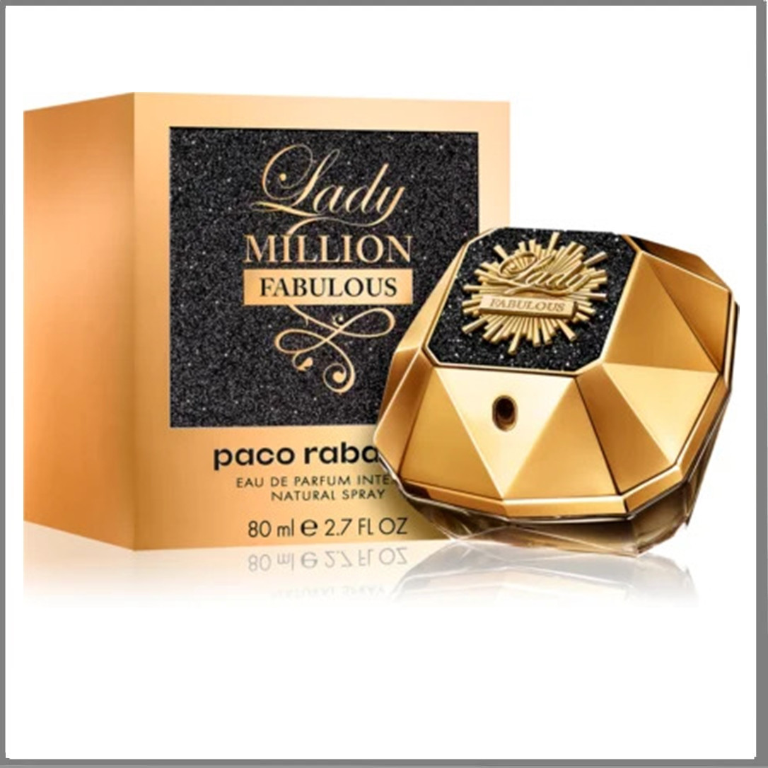 Paco Rabanne Lady Million Fabulous парфумована вода 80 ml. (Пако Рабан Леді Мільйон Фабулос)