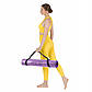Килимок (мат) спортивний 4FIZJO PU 183 x 68 x 0.4 см для йоги та фітнесу Violet (P-5907739319548), фото 4