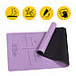 Килимок (мат) спортивний 4FIZJO PU 183 x 68 x 0.4 см для йоги та фітнесу Violet (P-5907739319548), фото 6