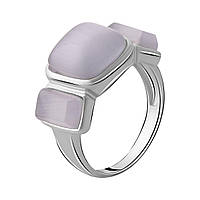 Серебряное кольцо ВысокогоКачества с кошачьим глазом, вес изделия 5,22 гр (2054474) 17.5 размер