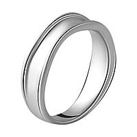 Серебряное кольцо ВысокогоКачества с без камней, вес изделия 3,38 гр (2056751) 18 размер