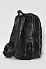 Рюкзак чоловічий з екошкіри чорного кольору 173442P, фото 3