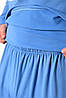 Піжама чоловіча на флісі напівбатальна блакитного кольору 174131P, фото 4
