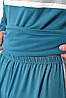 Піжама чоловіча на флісі напівбатальна смарагдового кольору 174132P, фото 4