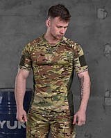 Футболка мультикам SSO CooLPass, тактическая футболка мультикам для ЗСУ, военная футболка мультикам