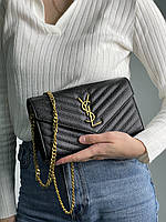 _xD83D__xDC8E_ YSL Cassandre Matelasse Chain Wallet In Grain De Poudre Embossed Leather