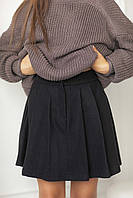 Детская теплая юбка (чёрный) 122 PaMaranchi