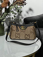 _xD83D__xDD25_ Gucci Aphrodite Shoulder Bag Brown Textile GG 26 х 16 х 8 см
