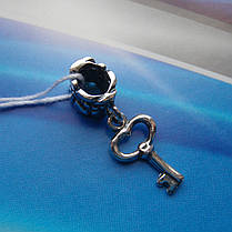 Шарм-підвіска Ключик для браслета Пандора, фото 2