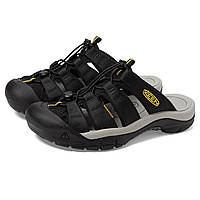 Сандалії Keen Newport Slide Black/Keen Yellow, оригінал. Доставка від 14 днів