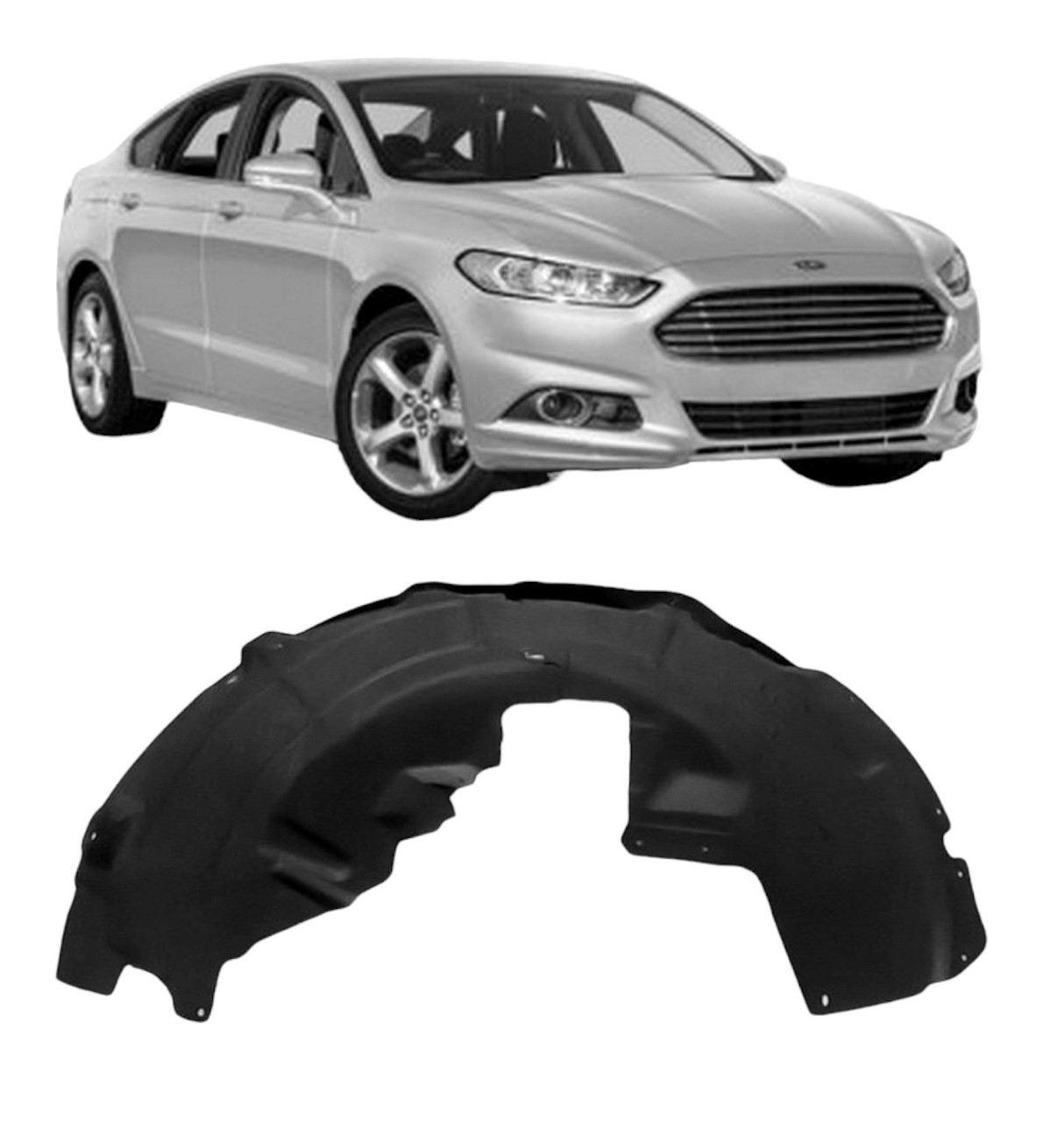 Підкрилок задній лівий Ford Fusion 13- DS7Z-58278B51-B